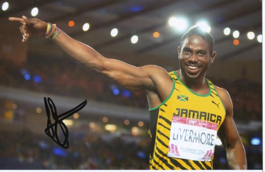 Jason Livermore  Jamaika  Leichtathletik Autogramm Foto original signiert 
