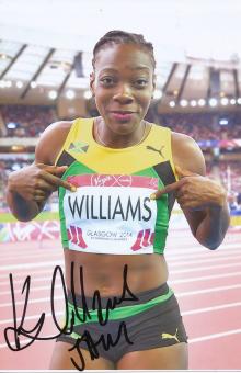 Kimberly Williams  Jamaika  Leichtathletik Autogramm Foto original signiert 