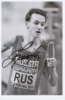 Pawel Trenichin  Rußland   Leichtathletik Autogramm Foto original signiert 