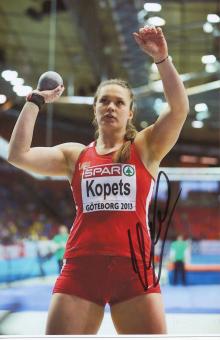 Alena Kopez  Weißrußland  Leichtathletik Autogramm Foto original signiert 