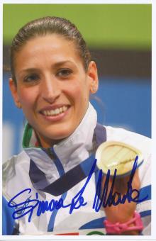 Simona La Mantia  Italien  Leichtathletik Autogramm Foto original signiert 