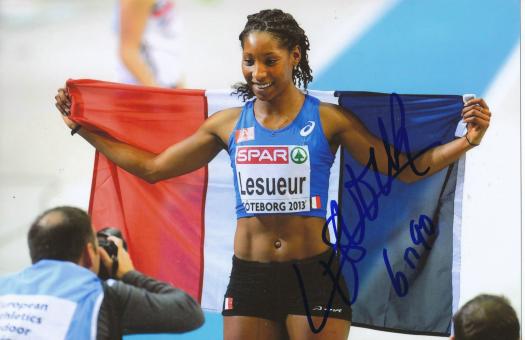 Eloyse Lesueur   Frankreich  Leichtathletik Autogramm Foto original signiert 