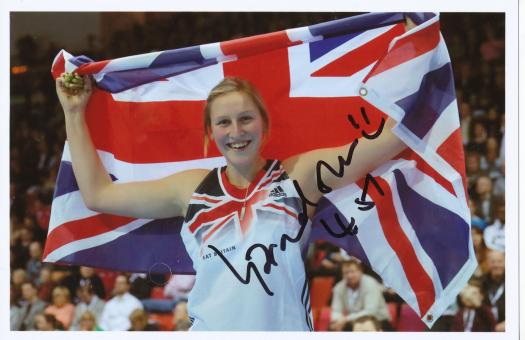 Holly Bleasdale  Großbritanien  Leichtathletik Autogramm Foto original signiert 
