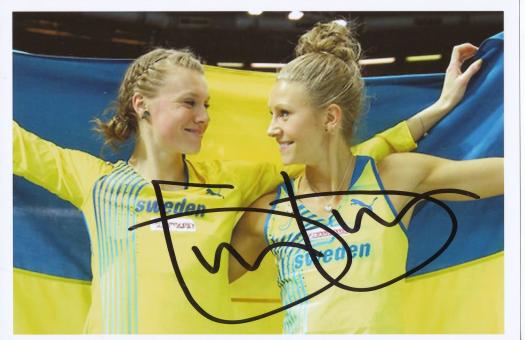 Emma Green Tregaro  Schweden  Leichtathletik Autogramm Foto original signiert 