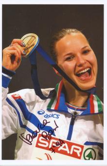 Veronica Borsi  Italien  Leichtathletik Autogramm Foto original signiert 