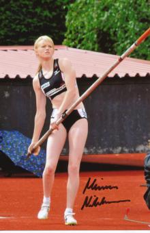 Minna Nikkanen  Finnland  Leichtathletik Autogramm Foto original signiert 