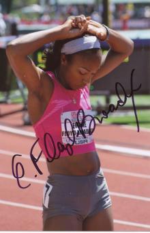 Ebonie Floyd Broadnax  USA  Leichtathletik Autogramm Foto original signiert 