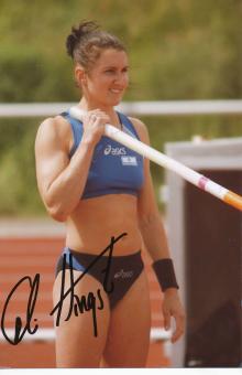 Caroline Hingst  Leichtathletik Autogramm Foto original signiert 