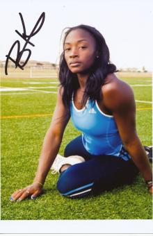 Bianca Knight  USA  Leichtathletik Autogramm Foto original signiert 
