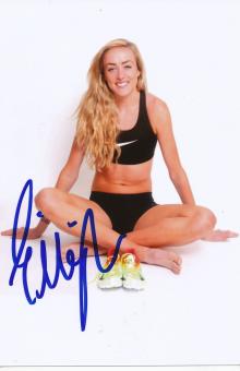 Eilish McColgan  Großbritanien  Leichtathletik Autogramm Foto original signiert 