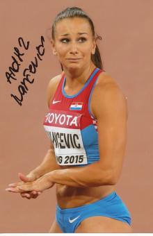 Andrea Ivancevic  Kroatien  Leichtathletik Autogramm Foto original signiert 