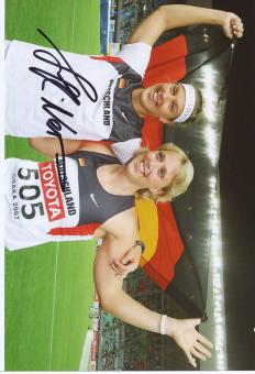 Steffi Nerius  Deutschland  Leichtathletik Autogramm 13x18 cm Foto original signiert 