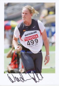 Nadine Kleinert  Deutschland  Leichtathletik Autogramm 13x18 cm Foto original signiert 