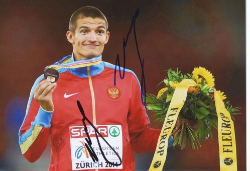 Ilya Shkurenev  Rußland  Leichtathletik Autogramm 13x18 cm Foto original signiert 
