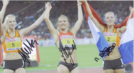 Brooersen & Vetter & Schwarzkopf  Leichtathletik Autogramm Foto original signiert 