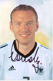 Jens Nowotny  DFB  Fußball Autogramm Foto original signiert 