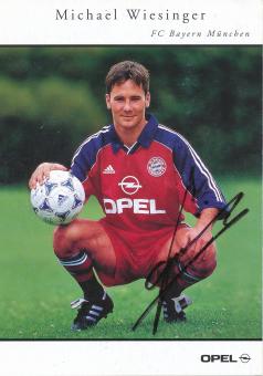 Michael Wiesinger  1999/2000  FC Bayern München Fußball Autogrammkarte original signiert 
