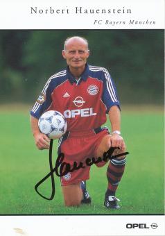 Norbert Hauenstein  1999/2000  FC Bayern München Fußball Autogrammkarte original signiert 