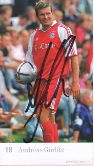 Andreas Görlitz  2004/2005  FC Bayern München Fußball Autogrammkarte original signiert 