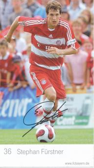 Stephan Fürstner  2007/2008  FC Bayern München Fußball Autogrammkarte Druck signiert 