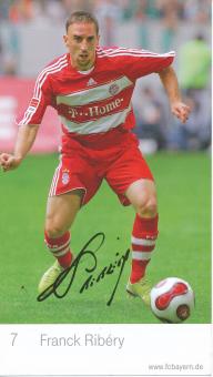 Franck Ribery  2007/2008  FC Bayern München Fußball Autogrammkarte Druck signiert 
