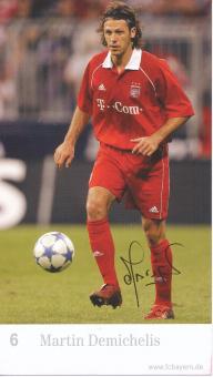 Martin Demichelis  2005/2006  FC Bayern München Fußball Autogrammkarte Druck signiert 