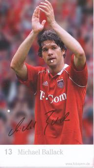 Michael Ballack  2005/2006  FC Bayern München Fußball Autogrammkarte Druck signiert 