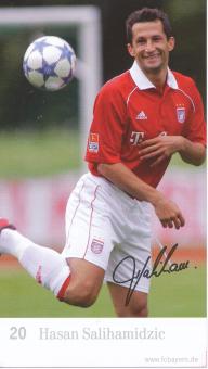 Hasan Salihamidzic  2005/2006  FC Bayern München Fußball Autogrammkarte Druck signiert 