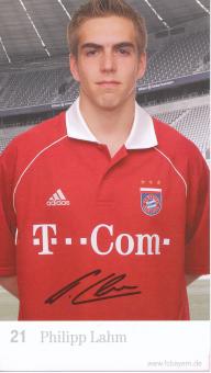 Philipp Lahm  2005/2006  FC Bayern München Fußball Autogrammkarte Druck signiert 