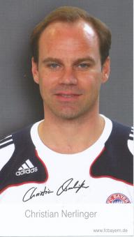 Christian Nerlinger  2008/2009  FC Bayern München Fußball Autogrammkarte Druck signiert 