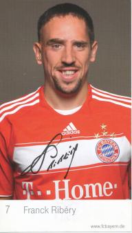 Frank Ribery  2008/2009  FC Bayern München Fußball Autogrammkarte Druck signiert 