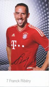 Franck Ribery  2011/2012  FC Bayern München Fußball Autogrammkarte Druck signiert 