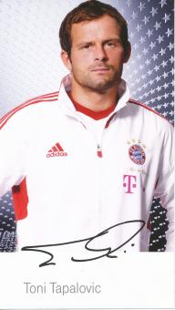 Toni Tapalovic  2011/2012  FC Bayern München Fußball Autogrammkarte Druck signiert 