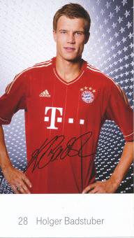 Holger Badstuber  2011/2012  FC Bayern München Fußball Autogrammkarte Druck signiert 