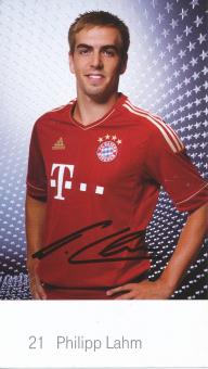 Philipp Lahm  2011/2012  FC Bayern München Fußball Autogrammkarte Druck signiert 