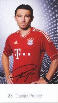 Danijel Pranjic  2011/2012  FC Bayern München Fußball Autogrammkarte Druck signiert 