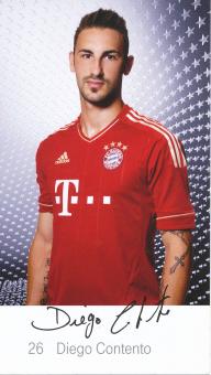 Diego Contento  2011/2012  FC Bayern München Fußball Autogrammkarte Druck signiert 