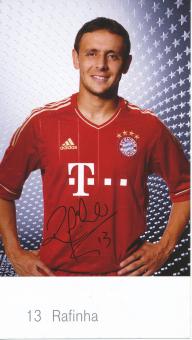 Rafinha  2011/2012  FC Bayern München Fußball Autogrammkarte Druck signiert 
