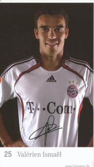 Valerien Ismael  2006/2007  FC Bayern München Fußball Autogrammkarte Druck signiert 