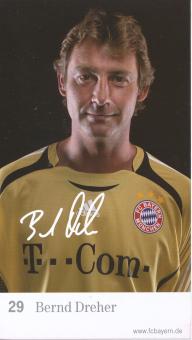 Bernd Dreher  2006/2007  FC Bayern München Fußball Autogrammkarte Druck signiert 