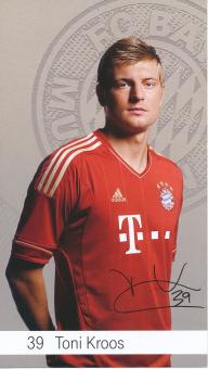 Toni Kroos  2012/2013  FC Bayern München Fußball Autogrammkarte Druck signiert 