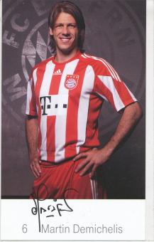 Martin Demichelis  2010/2011  FC Bayern München Fußball Autogrammkarte Druck signiert 