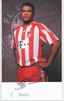 Breno  2010/2011  FC Bayern München Fußball Autogrammkarte Druck signiert 