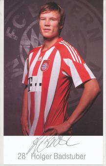 Holger Badstuber  2010/2011  FC Bayern München Fußball Autogrammkarte Druck signiert 