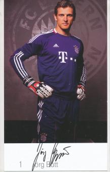 Jörg Butt  2010/2011  FC Bayern München Fußball Autogrammkarte Druck signiert 