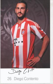 Diego Contento  2010/2011  FC Bayern München Fußball Autogrammkarte Druck signiert 