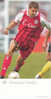 Sebastian Deisler  2003/2004  FC Bayern München Fußball Autogrammkarte Druck signiert 