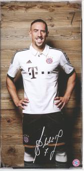 Franck Ribery  2013/2014  FC Bayern München Fußball Autogrammkarte Druck signiert 