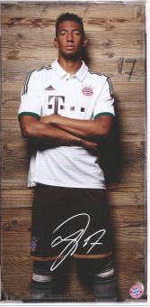 Jerome Boateng  2013/2014  FC Bayern München Fußball Autogrammkarte Druck signiert 