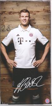 Holger Badstuber  2013/2014  FC Bayern München Fußball Autogrammkarte Druck signiert 